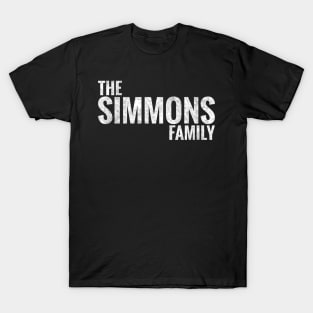 The Simmons Family Simmons Surname Simmons Last name T-Shirt
